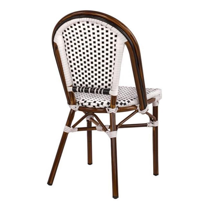 ΚΑΡΕΚΛΑ BISTRO ΑΛΟΥΜΙΝΙΟΥ BAMBOO LOOK ΜΕ ΛΕΥΚΟ-ΜΑΥΡΟ RATTAN HM5566.01 45x54x90Υεκ. ΚΑΡΕΚΛΑ BISTRO ΑΛΟΥΜΙΝΙΟΥ BAMBOO LOOK ΜΕ ΛΕΥΚΟ-ΜΑΥΡΟ RATTAN HM5566.01 45x54x90Υεκ.