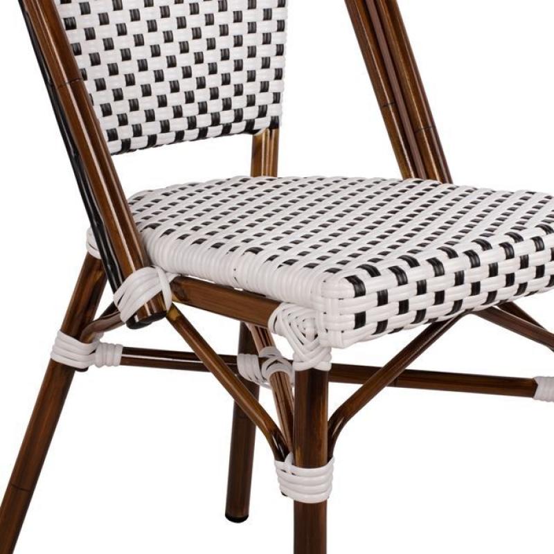 ΚΑΡΕΚΛΑ BISTRO ΑΛΟΥΜΙΝΙΟΥ BAMBOO LOOK ΜΕ ΛΕΥΚΟ-ΜΑΥΡΟ RATTAN HM5566.01 45x54x90Υεκ. ΚΑΡΕΚΛΑ BISTRO ΑΛΟΥΜΙΝΙΟΥ BAMBOO LOOK ΜΕ ΛΕΥΚΟ-ΜΑΥΡΟ RATTAN HM5566.01 45x54x90Υεκ.