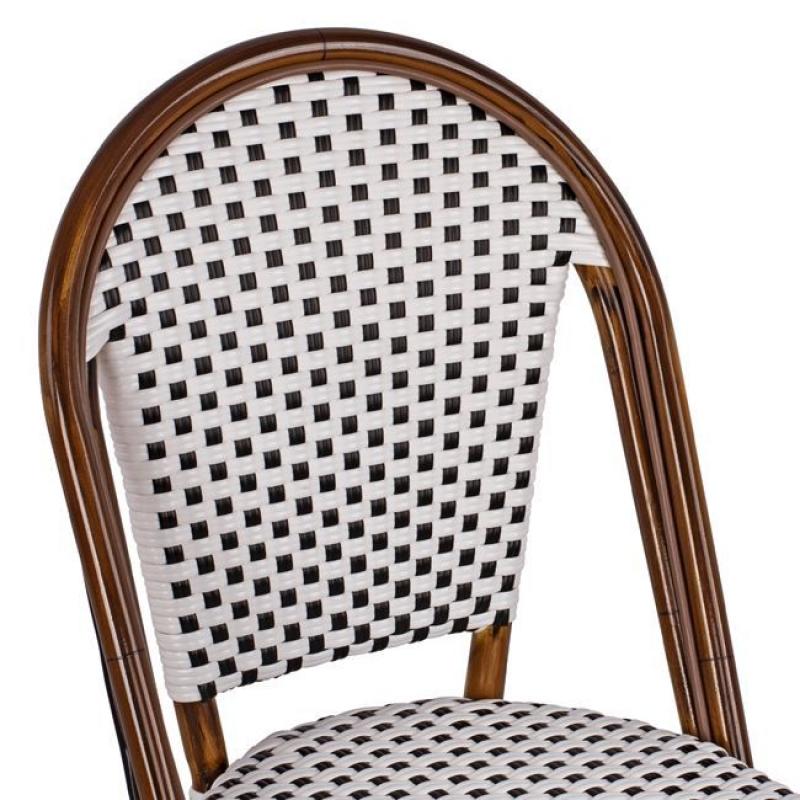 ΚΑΡΕΚΛΑ BISTRO ΑΛΟΥΜΙΝΙΟΥ BAMBOO LOOK ΜΕ ΛΕΥΚΟ-ΜΑΥΡΟ RATTAN HM5566.01 45x54x90Υεκ. ΚΑΡΕΚΛΑ BISTRO ΑΛΟΥΜΙΝΙΟΥ BAMBOO LOOK ΜΕ ΛΕΥΚΟ-ΜΑΥΡΟ RATTAN HM5566.01 45x54x90Υεκ.