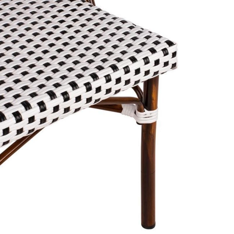 ΚΑΡΕΚΛΑ BISTRO ΑΛΟΥΜΙΝΙΟΥ BAMBOO LOOK ΜΕ ΛΕΥΚΟ-ΜΑΥΡΟ RATTAN HM5566.01 45x54x90Υεκ. ΚΑΡΕΚΛΑ BISTRO ΑΛΟΥΜΙΝΙΟΥ BAMBOO LOOK ΜΕ ΛΕΥΚΟ-ΜΑΥΡΟ RATTAN HM5566.01 45x54x90Υεκ.