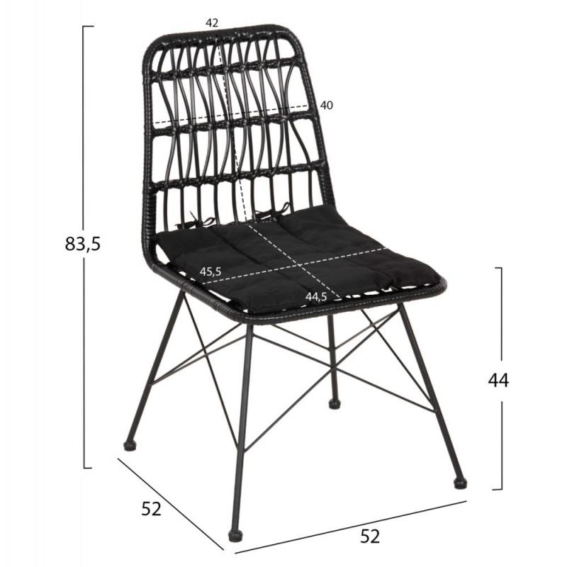 ΚΑΡΕΚΛΑ ΕΞ.ΧΩΡΟΥ ALLEGRA HM5453.12 ΜΕΤΑΛΛΟ-ΜΑΞΙΛΑΡΙ-WICKER ΜΑΥΡΟ 52x52x83,5Yεκ. ΚΑΡΕΚΛΑ ΕΞ.ΧΩΡΟΥ ALLEGRA HM5453.12 ΜΕΤΑΛΛΟ-ΜΑΞΙΛΑΡΙ-WICKER ΜΑΥΡΟ 52x52x83,5Yεκ.