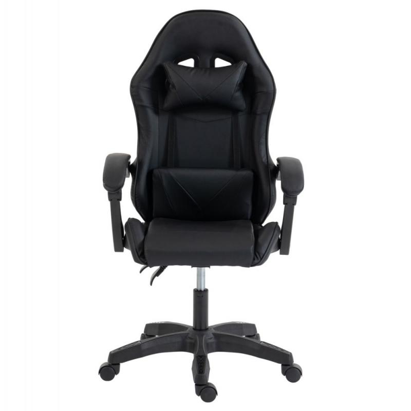 ΚΑΡΕΚΛΑ GAMING STRATUS HM1231.01 ΜΑΥΡΟ PVC--ΜΕ ΜΑΞIΛΑΡΑΚΙΑ ΜΕΣΗΣ/ΚΕΦΑΛΗΣ 62x62x119Υεκ