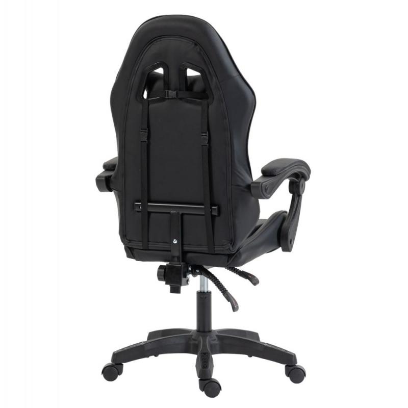 ΚΑΡΕΚΛΑ GAMING STRATUS HM1231.01 ΜΑΥΡΟ PVC--ΜΕ ΜΑΞIΛΑΡΑΚΙΑ ΜΕΣΗΣ/ΚΕΦΑΛΗΣ 62x62x119Υεκ