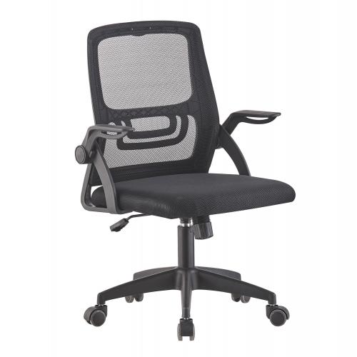 ΚΑΡΕΚΛΑ ΓΡΑΦΕΙΟΥ NETTIS HM1220.01 ΜΑΥΡO MESH-ΒΑΣΗ ΠΟΛΥΠΡΟΠΥΛΕΝΙΟΥ 47x47x109-119Υεκ