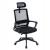 ΚΑΡΕΚΛΑ ΓΡΑΦΕΙΟΥ VELOCITY HM1229.01 ΜΑΥΡO MESH & PP 61x62x123Υεκ