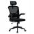 ΚΑΡΕΚΛΑ ΓΡΑΦΕΙΟΥ FLOATER HM1230.01 ΜΑΥΡO MESH & PP 62x62x106-116Υεκ