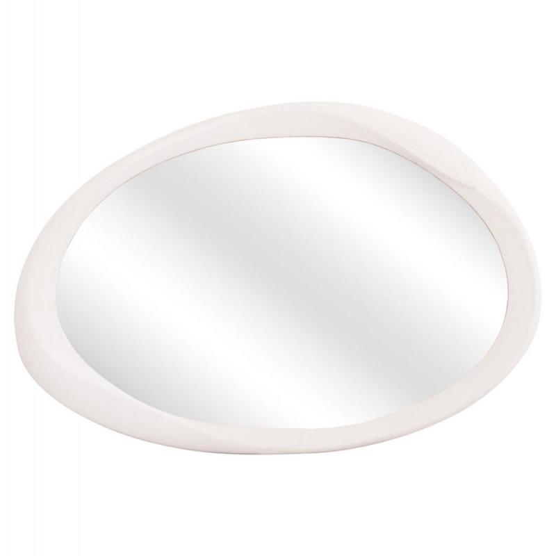 ΚΑΘΡΕΠΤΗΣ ΤΟΙΧΟΥ ΟΒΑΛ ΣΕΙΡΑ SANTORINI HM4513 MDF ΣΕ ΥΠΟΛΕΥΚΟ 90x3,2x60Υεκ