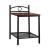 ΚΟΜΟΔΙΝΟ REVEN HM387 ΑΠΟ ΜΕΤΑΛΛΟ ΚΑΙ ΞΥΛΟ RUBBERWOOD 45x35x48-61Y εκ.