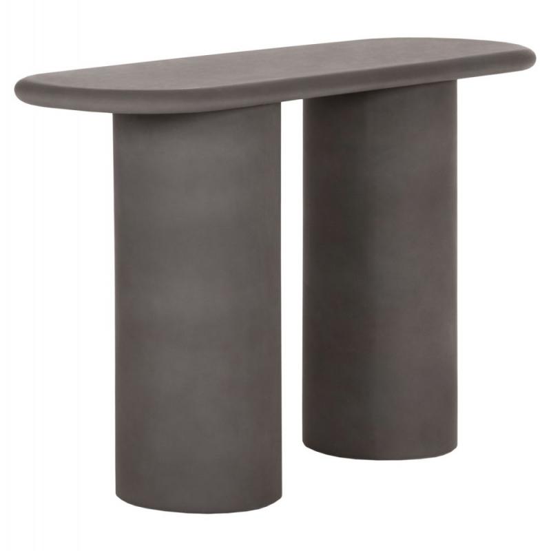 ΚΟΝΣΟΛΑ KENJI HM6584.01 FIBER CEMENT ΣΕ ΓΚΡΙ--140x40x77Υεκ.