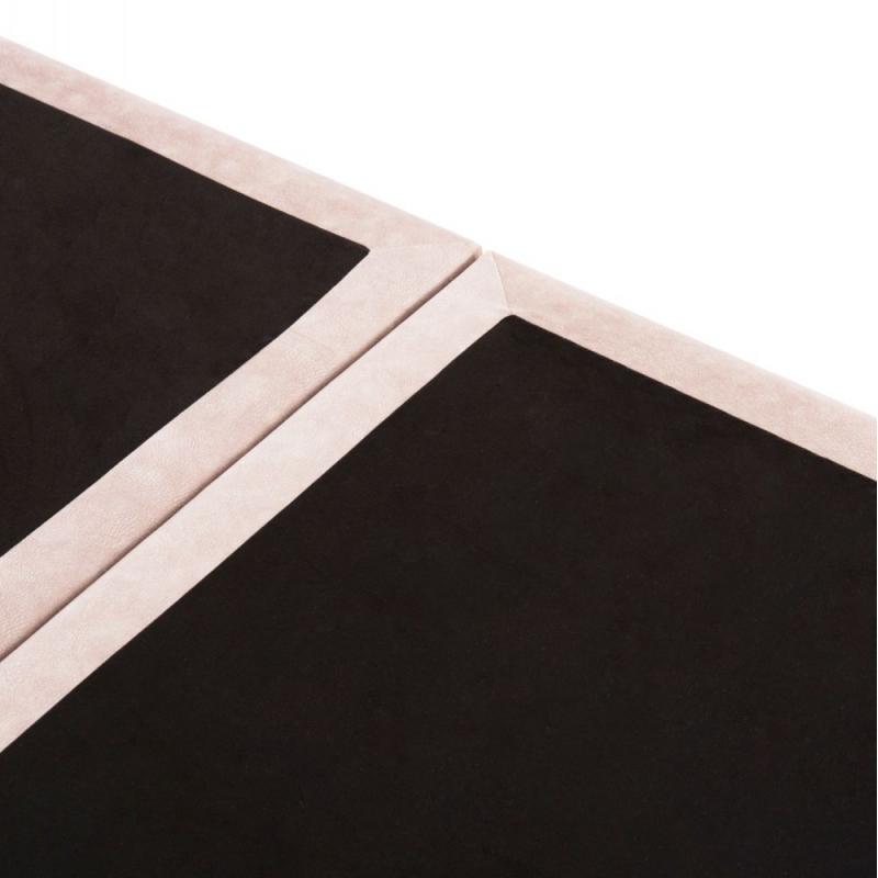 ΚΡΕΒΑΤΙ MALENA HM638.22 ΜΠΕΖ ΥΦΑΣΜΑ Τ. NUBUCK ΓΙΑ ΣΤΡΩΜΑ 150x200εκ.