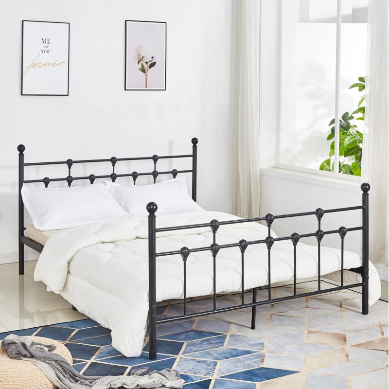 ΚΡΕΒΑΤΙ ΜΕΤΑΛΛΙΚΟ KAMIL 150x200 εκ. ΜΑΥΡΟ ΧΡΩΜΑ HM575.01 ΚΡΕΒΑΤΙ ΜΕΤΑΛΛΙΚΟ KAMIL 150x200 εκ. ΜΑΥΡΟ ΧΡΩΜΑ HM575.01