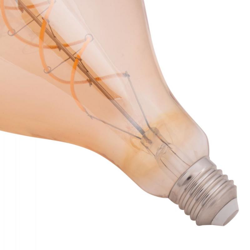 ΛΑΜΠΤΗΡΑΣ LED FILAMENT 8W E27 3000K SMOKE COLOR DIMMABLE HM4052.03 ΛΑΜΠΤΗΡΑΣ LED FILAMENT 8W E27 3000K SMOKE COLOR DIMMABLE HM4052.03