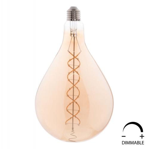 ΛΑΜΠΤΗΡΑΣ LED FILAMENT 8W E27 3000K SMOKE COLOR DIMMABLE  HM4052.03
