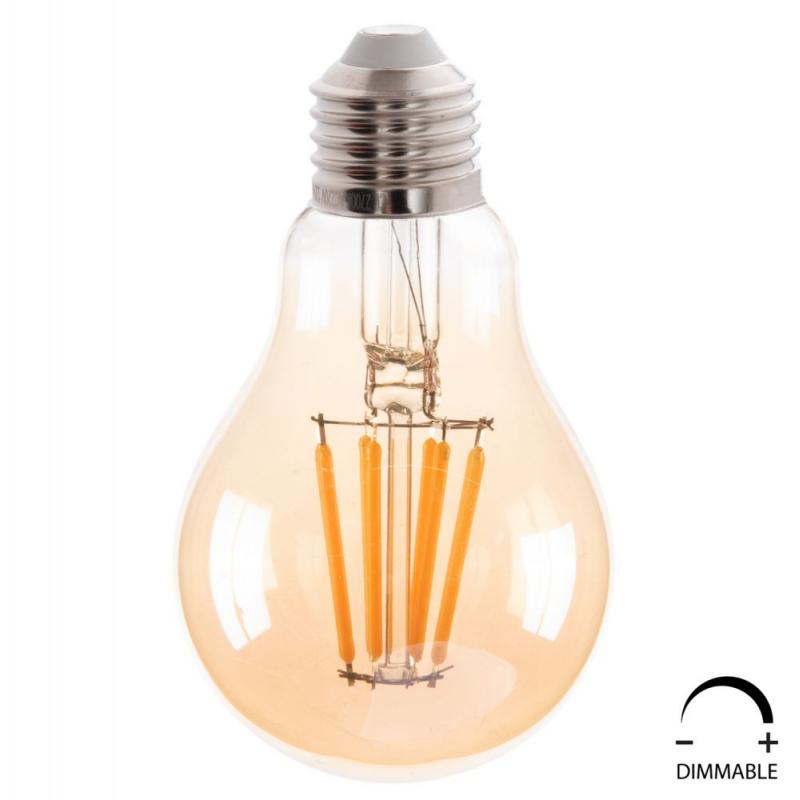 ΛΑΜΠΤΗΡΑΣ HM4045 LED FILAMENT 8W E27 3000K GOLD DIMMABLE ΛΑΜΠΤΗΡΑΣ HM4045 LED FILAMENT 8W E27 3000K GOLD DIMMABLE