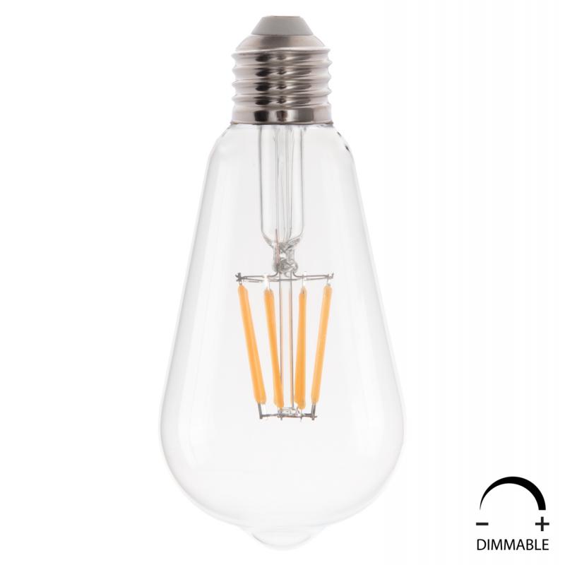 ΛΑΜΠΤΗΡΑΣ HM4188.01 LED FILAMENT 8W E27 DIMMABLE 2700K ΔΙΑΦΑΝΟΣ ΛΑΜΠΤΗΡΑΣ HM4188.01 LED FILAMENT 8W E27 DIMMABLE 2700K ΔΙΑΦΑΝΟΣ
