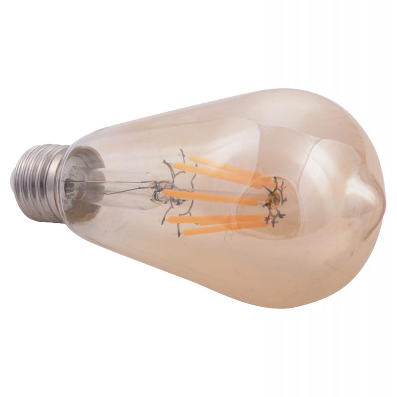 ΛΑΜΠΤΗΡΑΣ HM4188.02 LED FILAMENT 8W E27 DIMMABLE 3000K GOLD ΛΑΜΠΤΗΡΑΣ HM4188.02 LED FILAMENT 8W E27 DIMMABLE 3000K GOLD