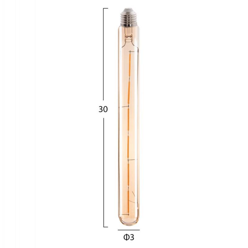 ΛΑΜΠΤΗΡΑΣ HM4190 LED FILAMENT 6W E27 3000K ΧΡΥΣΟ DIMMABLE ΛΑΜΠΤΗΡΑΣ HM4190 LED FILAMENT 6W E27 3000K ΧΡΥΣΟ DIMMABLE