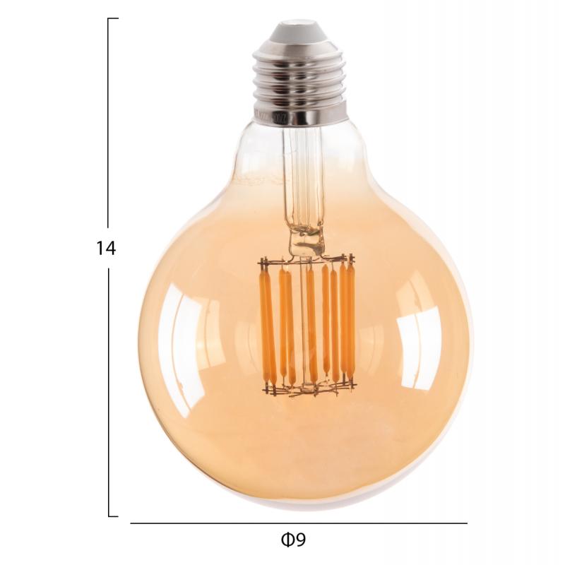 ΛΑΜΠΤΗΡΑΣ GLOBO LED FILAMENT 12W E27 3000K ΔΙΑΦΑΝΟΣ HM4049.01 ΛΑΜΠΤΗΡΑΣ GLOBO LED FILAMENT 12W E27 3000K ΔΙΑΦΑΝΟΣ HM4049.01