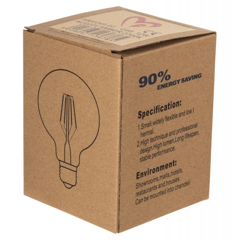 ΛΑΜΠΤΗΡΑΣ GLOBO LED FILAMENT 12W E27 3000K ΔΙΑΦΑΝΟΣ HM4049.01 ΛΑΜΠΤΗΡΑΣ GLOBO LED FILAMENT 12W E27 3000K ΔΙΑΦΑΝΟΣ HM4049.01