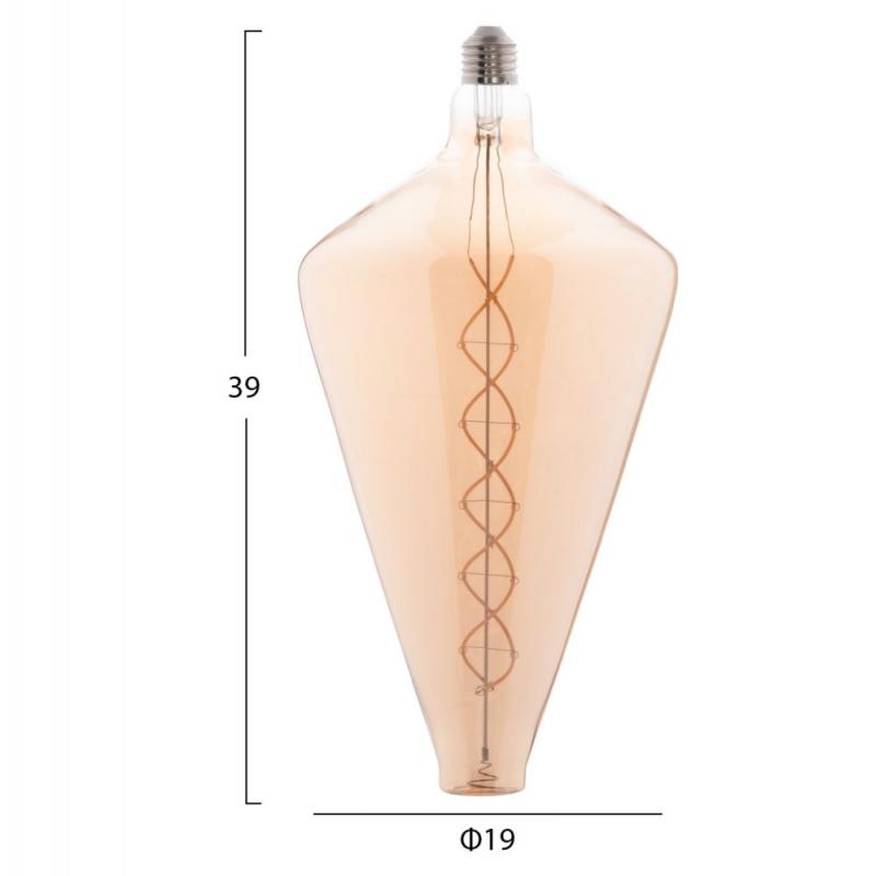 ΛΑΜΠΤΗΡΑΣ LED FILAMENT 8W E27 3000K GOLD COLOR DIMMABLE HM4054.02 ΛΑΜΠΤΗΡΑΣ LED FILAMENT 8W E27 3000K GOLD COLOR DIMMABLE HM4054.02