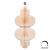 ΛΑΜΠΤΗΡΑΣ LED FILAMENT 8W E27 3000K GOLD COLOR DIMMABLE HM4053.02