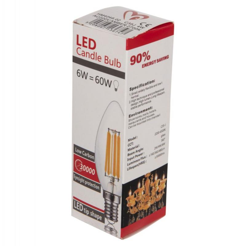 ΛΑΜΠΤΗΡΑΣ LED FILAMENT 4W E14 3000K ΧΡΥΣΟ DIMMABLE HM4048.02 ΛΑΜΠΤΗΡΑΣ LED FILAMENT 4W E14 3000K ΧΡΥΣΟ DIMMABLE HM4048.02