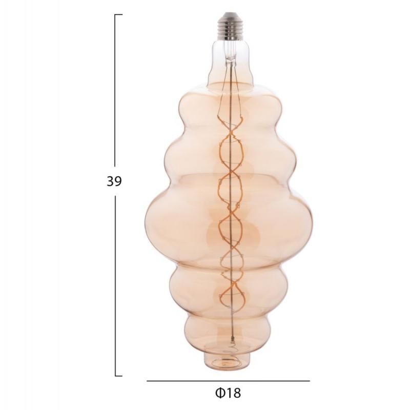 ΛΑΜΠΤΗΡΑΣ LED FILAMENT 8W E27 3000K GOLD COLOR DIMMABLE HM4056.02 ΛΑΜΠΤΗΡΑΣ LED FILAMENT 8W E27 3000K GOLD COLOR DIMMABLE HM4056.02