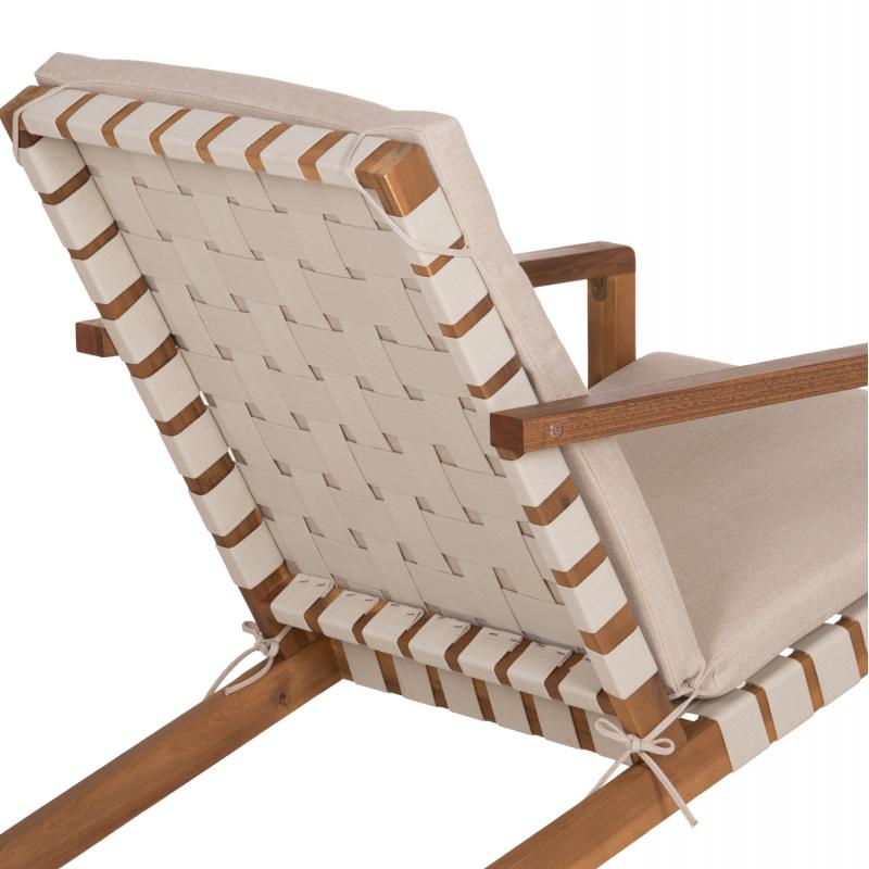 LOUNGE ΣΕΤ ΕΞ.ΧΩΡΟΥ 3ΤΜΧ DAME HM10982 ΞΥΛΟ ΑΚΑΚΙΑΣ--ΣΧΟΙΝΙ STRAP & ΜΑΞΙΛΑΡΙΑ ΣΕ ΜΠΕΖ LOUNGE ΣΕΤ ΕΞ.ΧΩΡΟΥ 3ΤΜΧ DAME HM10982 ΞΥΛΟ ΑΚΑΚΙΑΣ--ΣΧΟΙΝΙ STRAP & ΜΑΞΙΛΑΡΙΑ ΣΕ ΜΠΕΖ