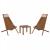 LOUNGE ΣΕΤ ΕΞ.ΧΩΡΟΥ 3ΤΜΧ SHIGAN HM10993 ΞΥΛΟ ΑΚΑΚΙΑΣ--ΜΑΞΙΛΑΡI ΚΕΦΑΛΗΣ ΣΕ ΜΠΕΖ
