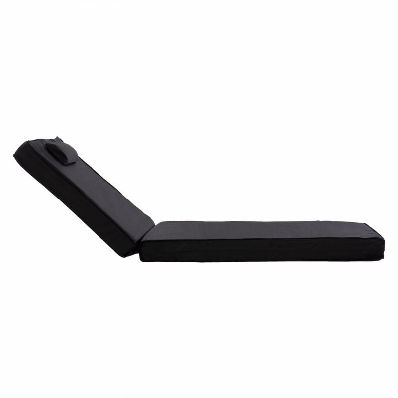ΜΑΞΙΛΑΡΙ ΞΑΠΛΩΣΤΡΑΣ TEXTILENE 600gr/m2 2X1 SIFNOS ΜΟΚΑ HM11237.04T 194x70x11εκ.