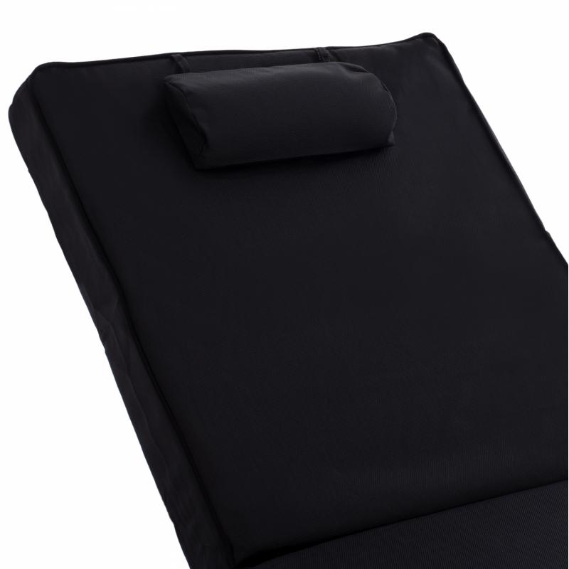 ΜΑΞΙΛΑΡΙ ΞΑΠΛΩΣΤΡΑΣ TEXTILENE 600gr/m2 2X1 SIFNOS ΜΟΚΑ HM11237.04T 194x70x11εκ.
