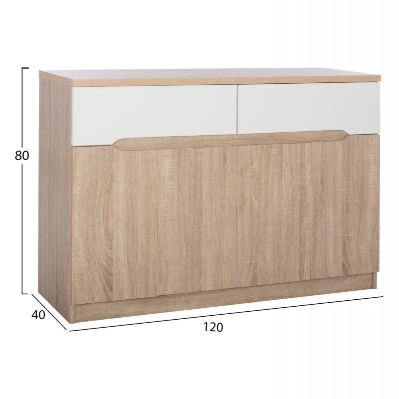 ΜΠΟΥΦΕΣ JOLENE HM2234.02 2 ΣΥΡΤΑΡΙΑ & 4 ΠΟΡΤΕΣ SONAMA 120X40X80εκ. ΜΠΟΥΦΕΣ JOLENE HM2234.02 2 ΣΥΡΤΑΡΙΑ & 4 ΠΟΡΤΕΣ SONAMA 120X40X80εκ.