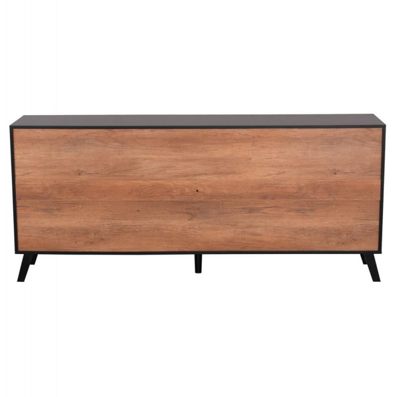 ΜΠΟΥΦΕΣ ΜΕΛΑΜΙΝΗΣ KRUDEN HM9446.11 ΜΑΥΡΟ-ΦΥΣΙΚΟ 180x40x78.6Υεκ. ΜΠΟΥΦΕΣ ΜΕΛΑΜΙΝΗΣ KRUDEN HM9446.11 ΜΑΥΡΟ-ΦΥΣΙΚΟ 180x40x78.6Υεκ.