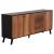 ΜΠΟΥΦΕΣ ΜΕΛΑΜΙΝΗΣ KRUDEN HM9446.11 ΜΑΥΡΟ-ΦΥΣΙΚΟ 180x40x78.6Υεκ.