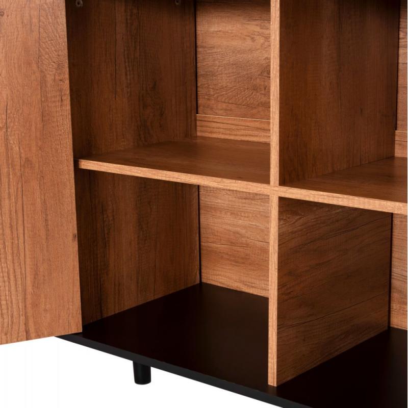 ΜΠΟΥΦΕΣ ΜΕΛΑΜΙΝΗΣ KRUDEN HM9446.11 ΜΑΥΡΟ-ΦΥΣΙΚΟ 180x40x78.6Υεκ. ΜΠΟΥΦΕΣ ΜΕΛΑΜΙΝΗΣ KRUDEN HM9446.11 ΜΑΥΡΟ-ΦΥΣΙΚΟ 180x40x78.6Υεκ.
