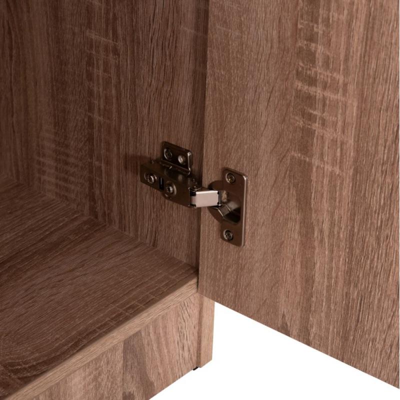 ΝΤΟΥΛΑΠΑ 3ΦΥΛΛΗ ΜΕ ΡΑΦΙΑ FUENTO HM2482.01 SONAMA OAK ΜΕΛΑΜΙΝΗ 120-116x40x123,5Υεκ.