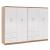 ΝΤΟΥΛΑΠΑ 8ΦΥΛΛΗ BRIANA HM21237.02 ΜΕΛΑΜΙΝΗ SONAMA & ΛΕΥΚΟ 241x42,5Χ180,5Υεκ.