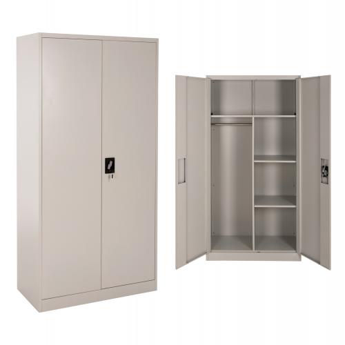 ΝΤΟΥΛΑΠΑ ΜΕΤΑΛΛΙΚΗ CLOD HM5961.11 2ΦΥΛΛΗ ΜΕ ΧΩΡΙΣΜΑ ΑΝΟΙΧΤΟ ΓΚΡΙ 90Χ40Χ180Yεκ.
