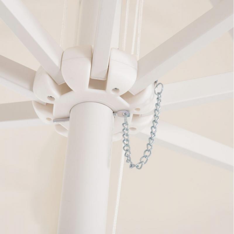 ΟΜΠΡΕΛΑ ΕΠΑΓΓEΛΜΑΤΙΚΗ ALU REGGIE 2.20x2.20x2.50m ΕΚΡΟΥ ΠΑΝΙ 8ΑΚΤΙΝΕΣ HM6013.01