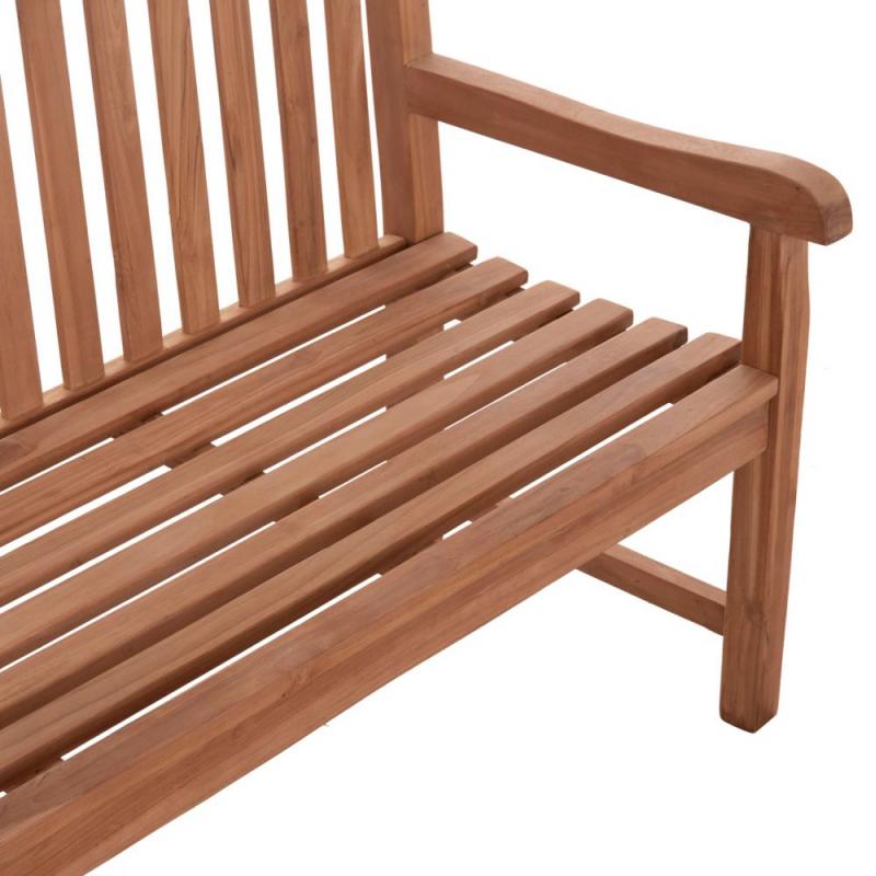 ΠΑΓΚΑΚΙ ΚΗΠΟΥ 3ΘΕΣΙΟ ELENA HM18125 ΞΥΛΟ TEAK--ΦΥΣΙΚΟ 150x61x95Υεκ.