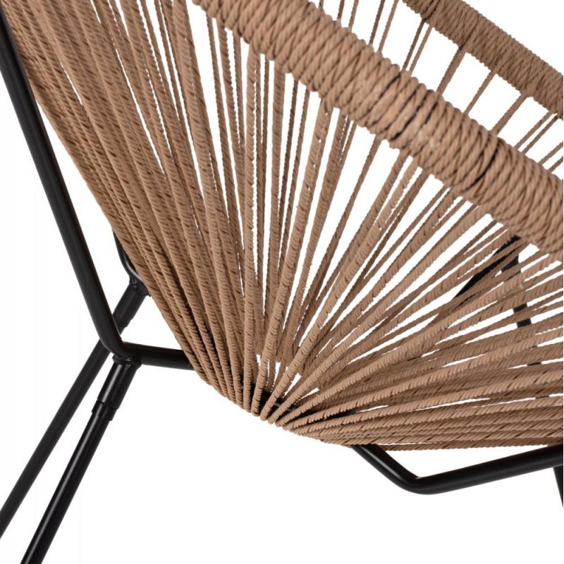 ΠΟΛΥΘΡΟΝΑ ACAPULCO Τ. ΦΩΛΙΑ ΜΕΤΑΛΛΟ ΜΑΥΡΟ ΜΕ TWISTED WICKER HM5871.01 70x73x79 εκ. ΠΟΛΥΘΡΟΝΑ ACAPULCO Τ. ΦΩΛΙΑ ΜΕΤΑΛΛΟ ΜΑΥΡΟ ΜΕ TWISTED WICKER HM5871.01 70x73x79 εκ.