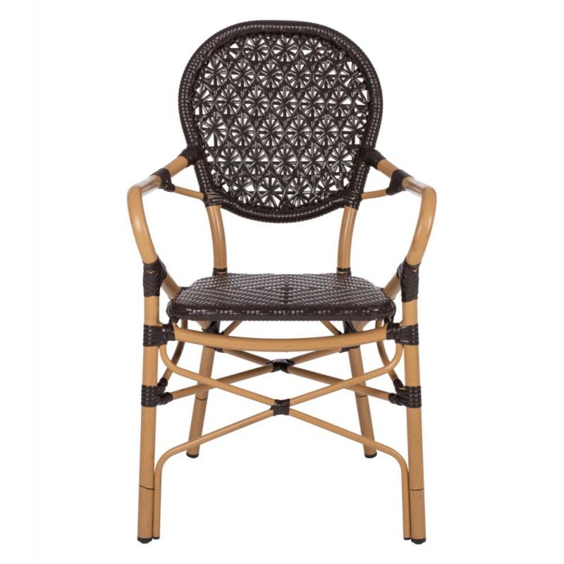 ΠΟΛΥΘΡΟΝΑ ΑΛΟΥΜΙΝΙΟΥ BAMBOO LOOK ΚΑΦΕ ΚΑΙ ΚΑΦΕ PE RATTAN HM5926.01 56x62x95Yεκ. ΠΟΛΥΘΡΟΝΑ ΑΛΟΥΜΙΝΙΟΥ BAMBOO LOOK ΚΑΦΕ ΚΑΙ ΚΑΦΕ PE RATTAN HM5926.01 56x62x95Yεκ.