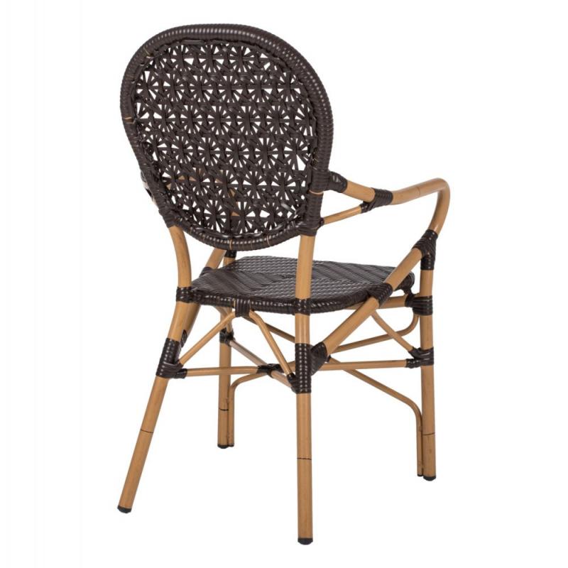 ΠΟΛΥΘΡΟΝΑ ΑΛΟΥΜΙΝΙΟΥ BAMBOO LOOK ΚΑΦΕ ΚΑΙ ΚΑΦΕ PE RATTAN HM5926.01 56x62x95Yεκ. ΠΟΛΥΘΡΟΝΑ ΑΛΟΥΜΙΝΙΟΥ BAMBOO LOOK ΚΑΦΕ ΚΑΙ ΚΑΦΕ PE RATTAN HM5926.01 56x62x95Yεκ.