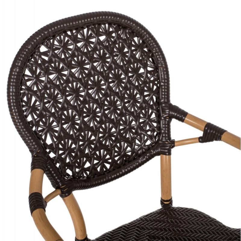 ΠΟΛΥΘΡΟΝΑ ΑΛΟΥΜΙΝΙΟΥ BAMBOO LOOK ΚΑΦΕ ΚΑΙ ΚΑΦΕ PE RATTAN HM5926.01 56x62x95Yεκ. ΠΟΛΥΘΡΟΝΑ ΑΛΟΥΜΙΝΙΟΥ BAMBOO LOOK ΚΑΦΕ ΚΑΙ ΚΑΦΕ PE RATTAN HM5926.01 56x62x95Yεκ.