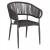 ΠΟΛΥΘΡΟΝΑ ΑΛΟΥΜΙΝΙΟΥ EULO HM5783.21 ΓΚΡΙ-ΤWISTED RATTAN ΓΚΡΙ 57x63x77Υεκ.