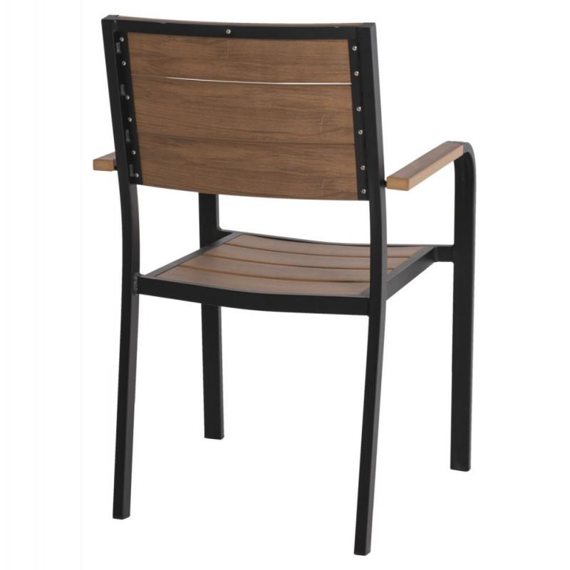 ΠΟΛΥΘΡΟΝΑ ΑΛΟΥΜΙΝΙΟΥ SAGA ΜΑΥΡΗ ΜΕ POLYWOOD HM5127.03 56x55x85,5Yεκ. ΠΟΛΥΘΡΟΝΑ ΑΛΟΥΜΙΝΙΟΥ SAGA ΜΑΥΡΗ ΜΕ POLYWOOD HM5127.03 56x55x85,5Yεκ.