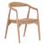 ΠΟΛΥΘΡΟΝΑ ΕΞΩΤΕΡΙΚΟΥ ΧΩΡΟΥ EBENIZER HM18106 ΞΥΛΟ TEAK-ΦΥΣΙΚΟ ΧΡΩΜΑ 54x56x75.5Υεκ.