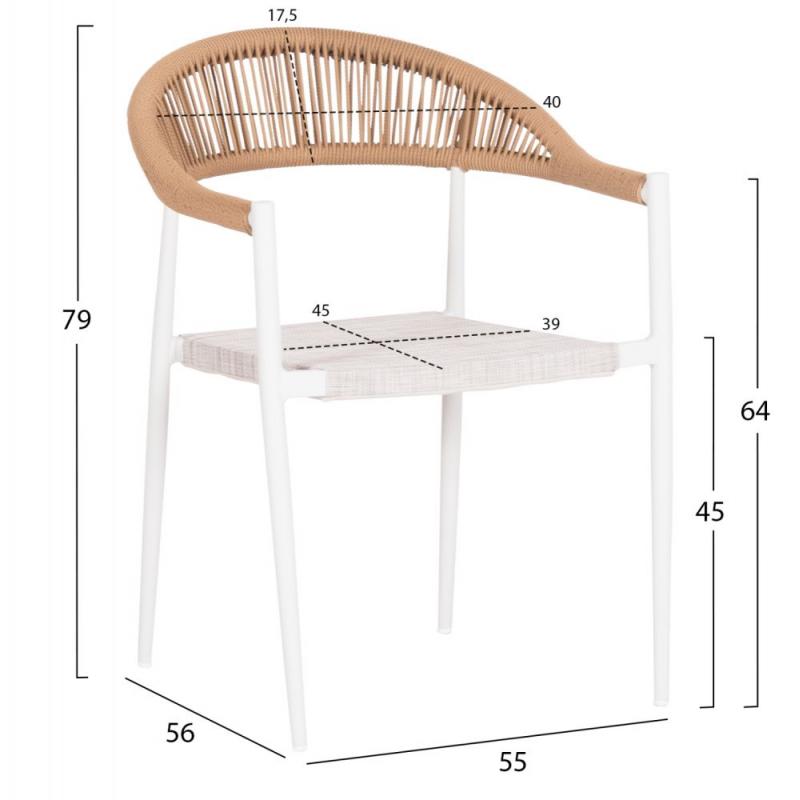 ΠΟΛΥΘΡΟΝΑ BERG HM6284.01 ΑΛΟΥΜΙΝΙΟ & TEXTILENE ΛΕΥΚΟ--P.E.TWISTED RATTAN 55x56x79Υεκ ΠΟΛΥΘΡΟΝΑ BERG HM6284.01 ΑΛΟΥΜΙΝΙΟ & TEXTILENE ΛΕΥΚΟ--P.E.TWISTED RATTAN 55x56x79Υεκ