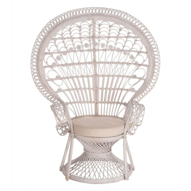ΠΟΛΥΘΡΟΝΑ ROYAL PEACOCK HM9342.02 RATTAN ΣΕ ΛΕΥΚΟ-ΜΑΞΙΛΑΡΙ ΛΕΥΚΟ 114x72x150Yεκ. ΠΟΛΥΘΡΟΝΑ ROYAL PEACOCK HM9342.02 RATTAN ΣΕ ΛΕΥΚΟ-ΜΑΞΙΛΑΡΙ ΛΕΥΚΟ 114x72x150Yεκ.