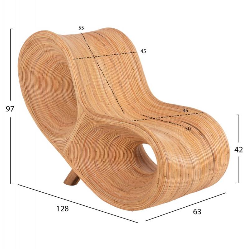 ΠΟΛΥΘΡΟΝΑ CURVY LOUNGE HM9645.01 ΑΠΟ RATTAN ΣΕ ΦΥΣΙΚΗ ΑΠΟΧΡΩΣΗ 63x128x97Y εκ. ΠΟΛΥΘΡΟΝΑ CURVY LOUNGE HM9645.01 ΑΠΟ RATTAN ΣΕ ΦΥΣΙΚΗ ΑΠΟΧΡΩΣΗ 63x128x97Y εκ.